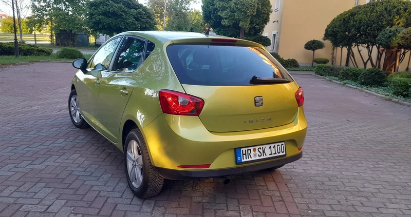 Seat Ibiza cena 17890 przebieg: 173250, rok produkcji 2008 z Kwidzyn małe 137